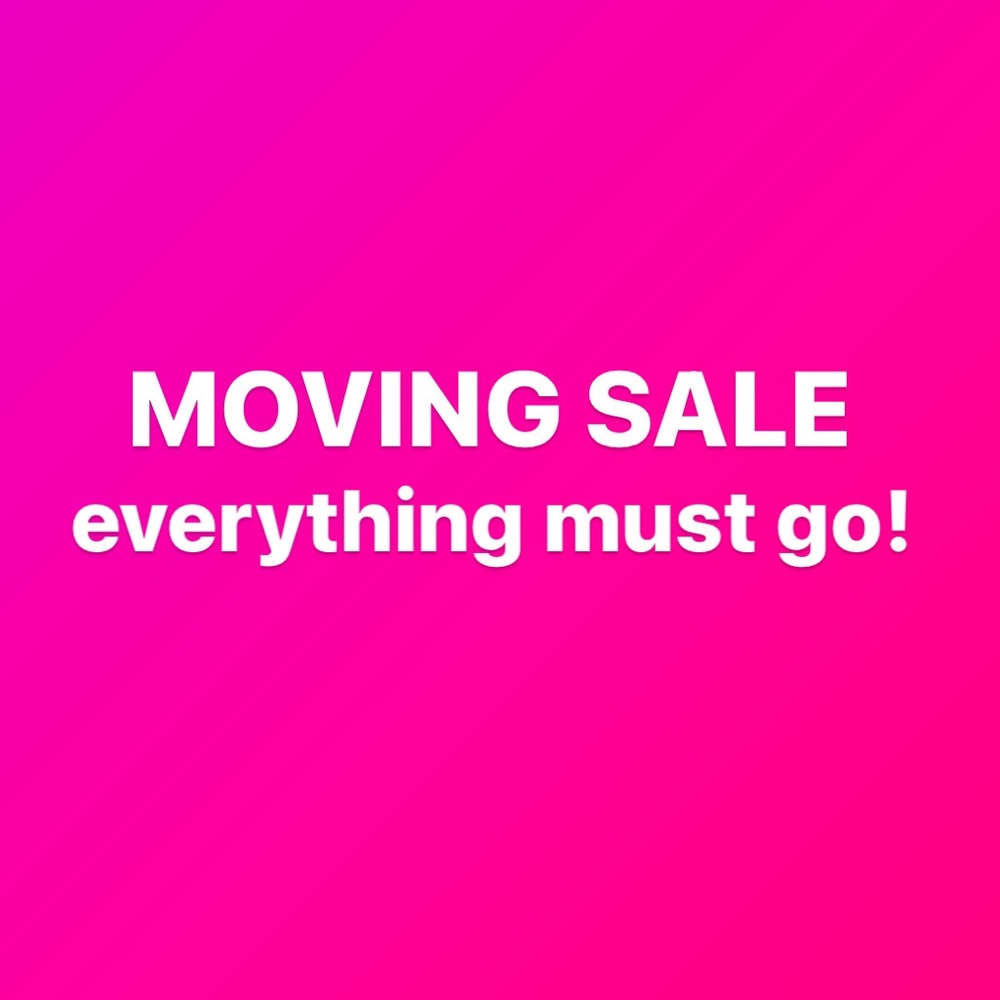 MOVING SALE